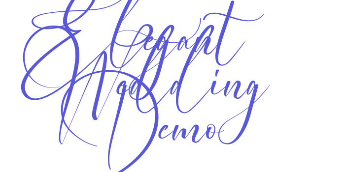 Elegant Wedding Demo Font