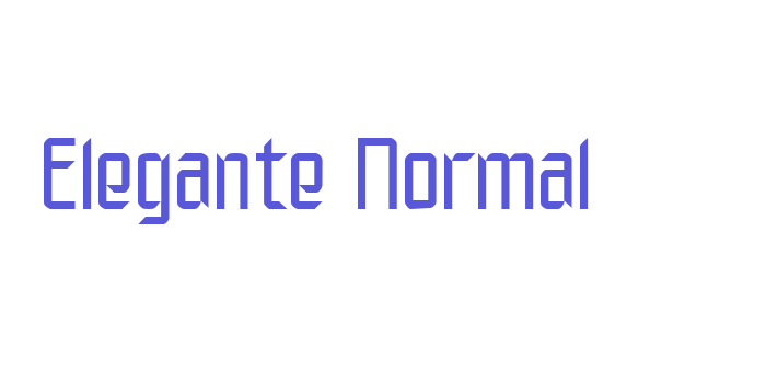 Elegante Normal Font Download