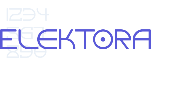 Elektora font