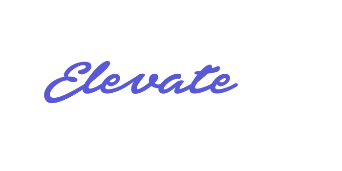 Elevate Font