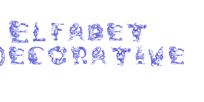 Elfabet  Decorative Font Download