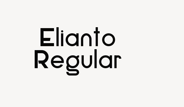 Elianto Regular Font