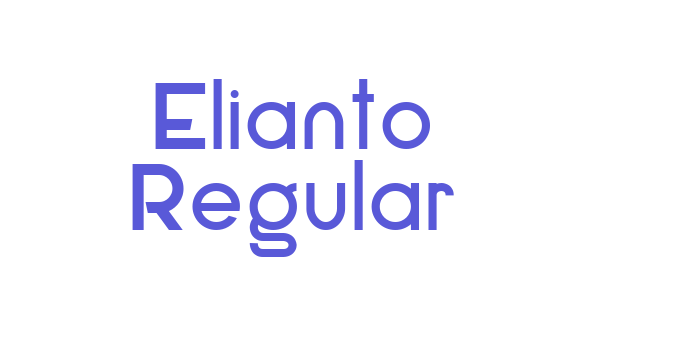 Elianto Regular Font Download