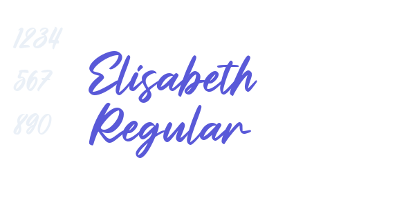 Elisabeth Regular font free