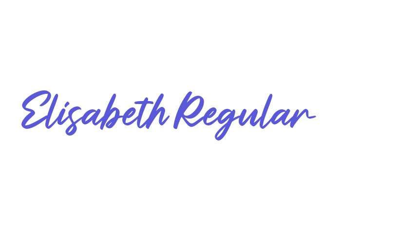 Elisabeth Regular Font