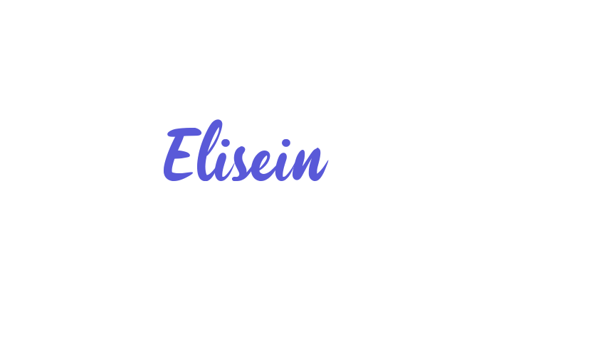 Elisein Font