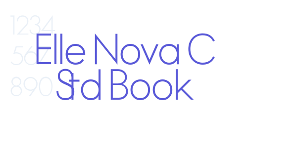 Elle Nova C Std Book font free