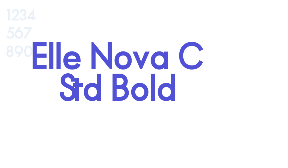 Elle Nova C Std Bold-font-download