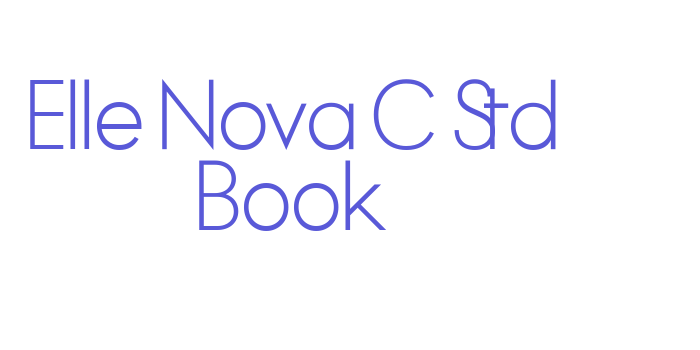 Elle Nova C Std Book Font Download