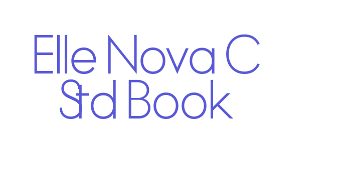 Elle Nova C Std Book Font