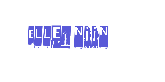 Ellet niin Font Download