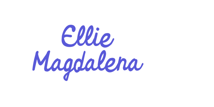 Ellie Magdalena Font Download