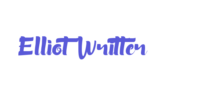 Elliot Writter Font