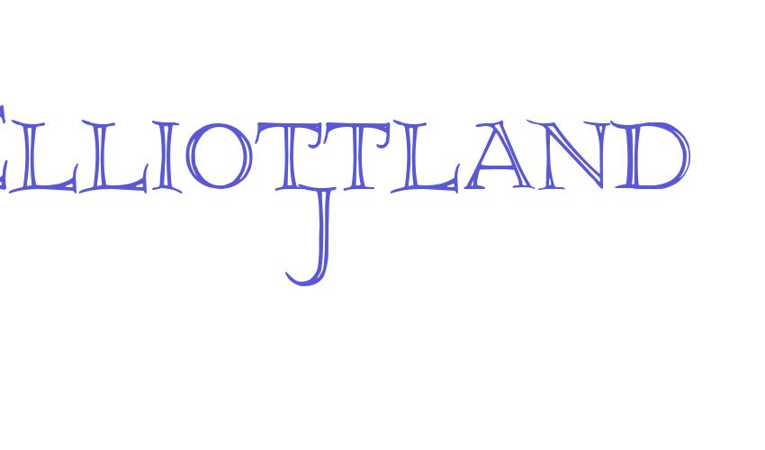 Elliottland J Font