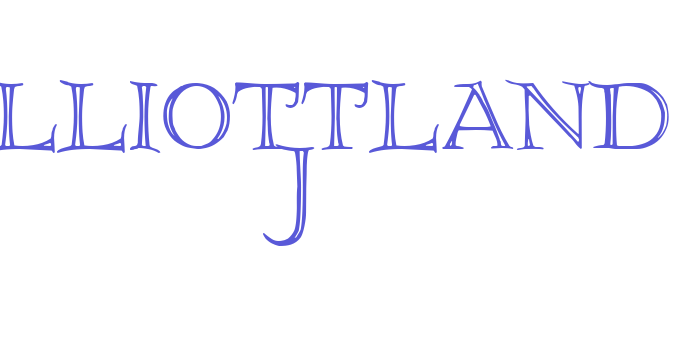 Elliottland J Font Download