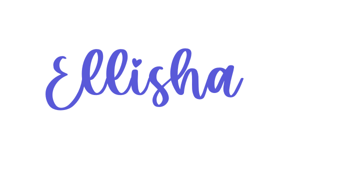 Ellisha Font Download