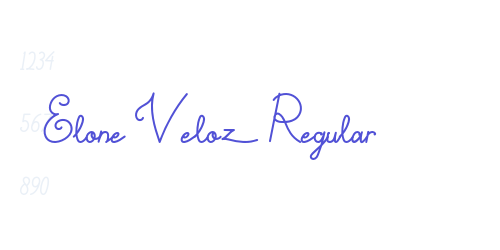 Elone Veloz Regular-font-download