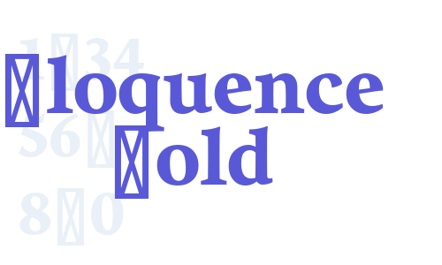 Eloquence Bold Font Download