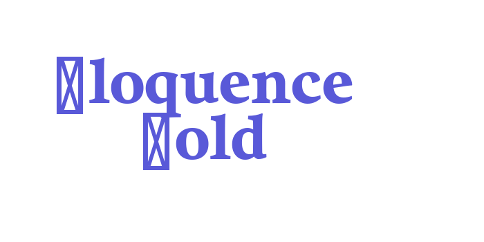 Eloquence Bold Font Download