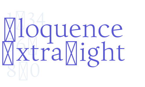 Eloquence ExtraLight Font Download