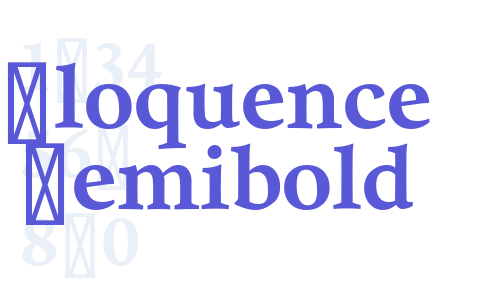 Eloquence Semibold Font Download