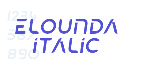Elounda Italic-font-download