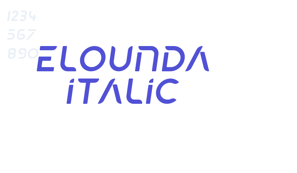 Elounda Italic-font-download