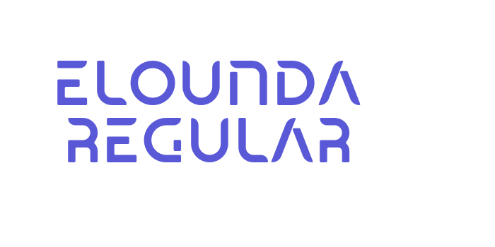 Elounda Regular Font Download