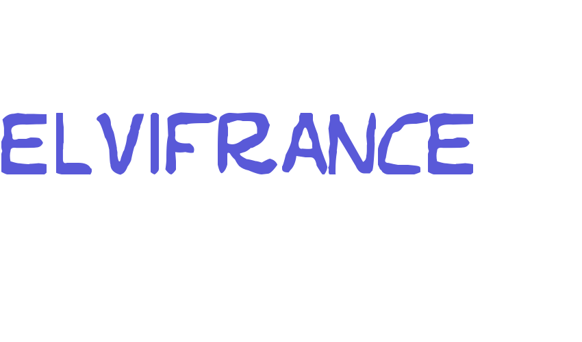 Elvifrance Font