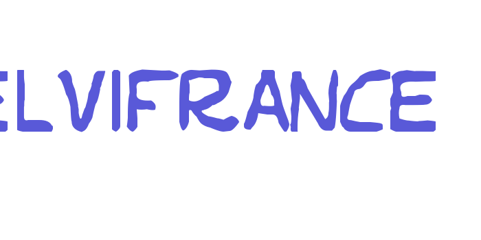 Elvifrance Font