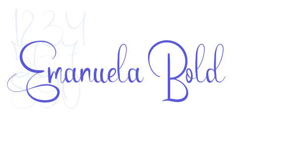 Emanuela Bold font free