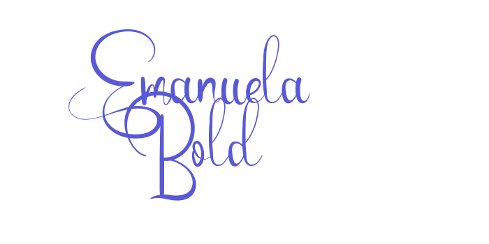 Emanuela Bold Font