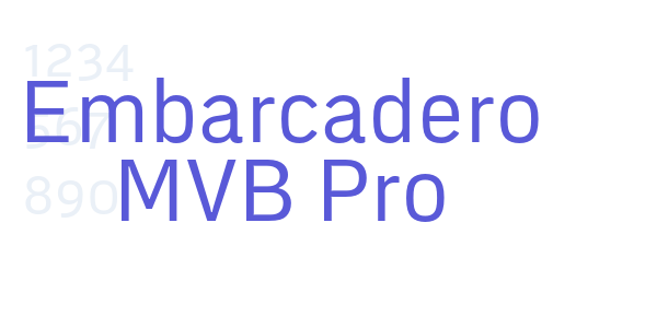 Embarcadero MVB Pro font free