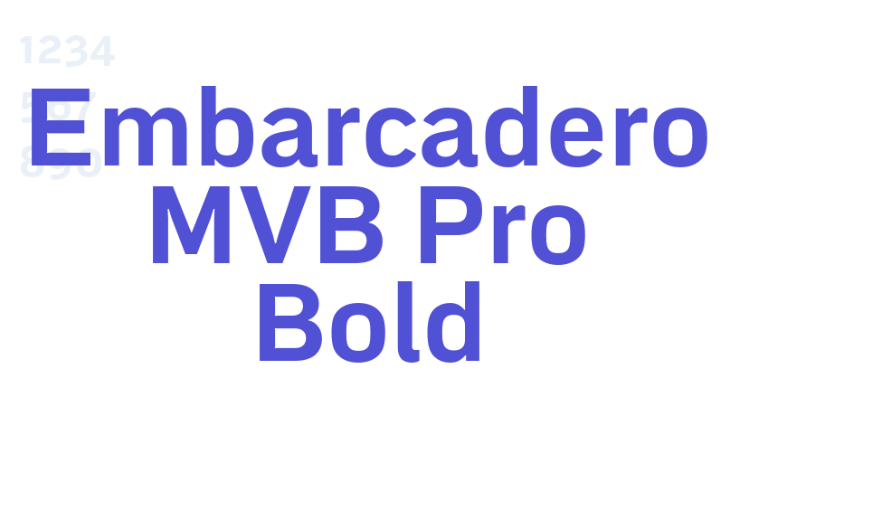 Embarcadero MVB Pro Bold-font-download