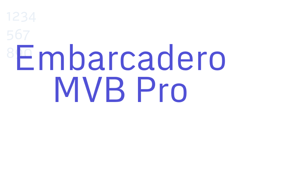 Embarcadero MVB Pro-font-download