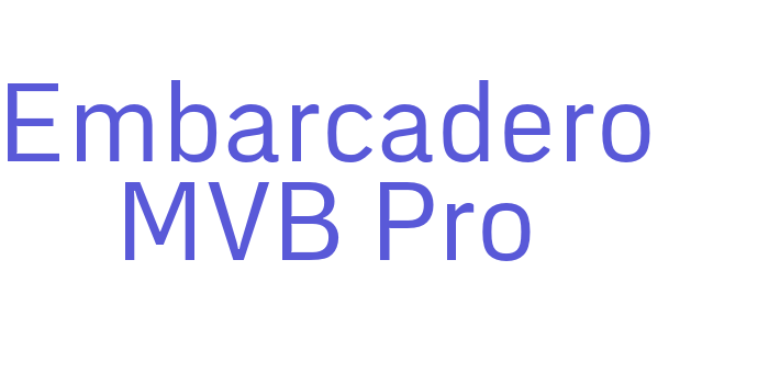 Embarcadero MVB Pro Font