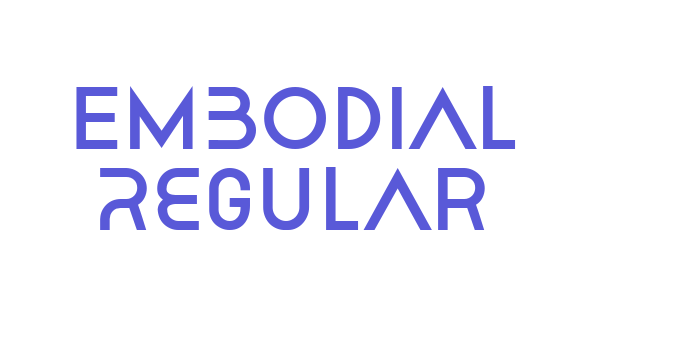 Embodial Regular Font Download