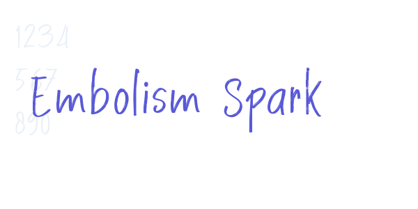 Embolism Spark font