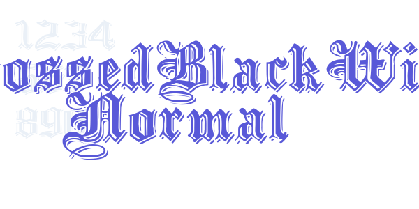 EmbossedBlackWide Normal font free