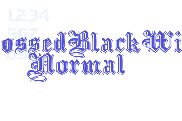 EmbossedBlackWide Normal Font Download