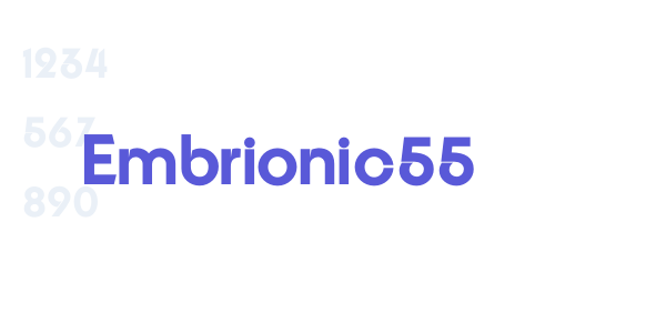 Embrionic55 font free