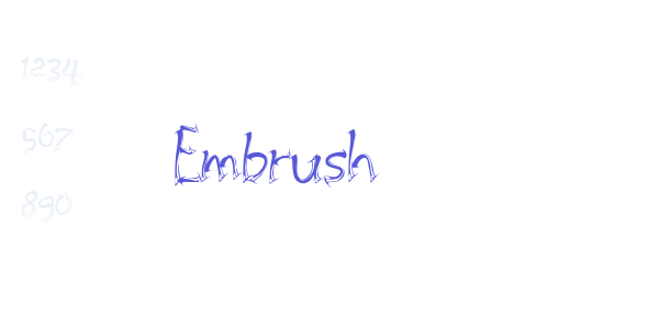 Embrush font free