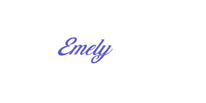 Emely Font Download