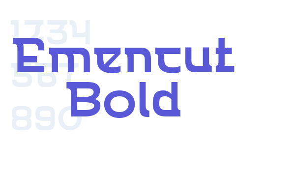 Emencut Bold Font