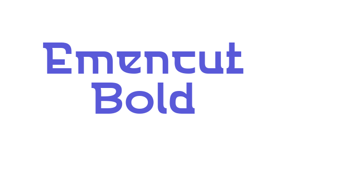 Emencut Bold Font Download