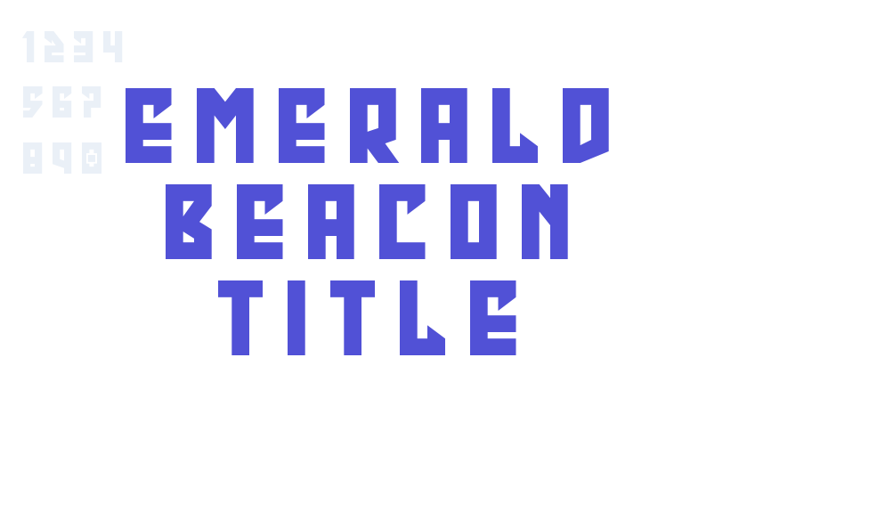 Emerald Beacon Title-font-download