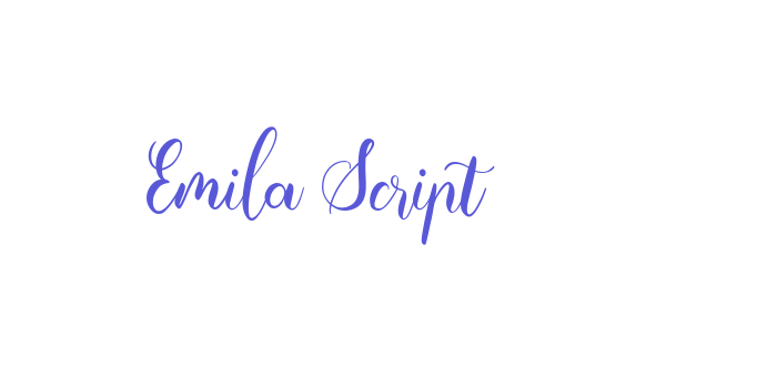 Emila Script Font Download