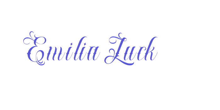 Emilia Luck Font