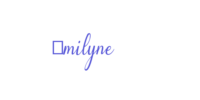 Emilyne Font Download