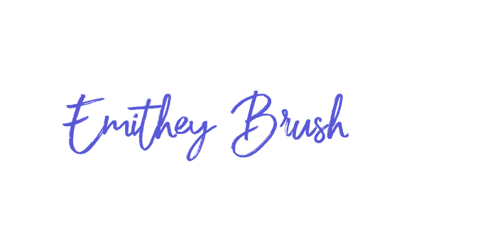 Emithey Brush Font Download